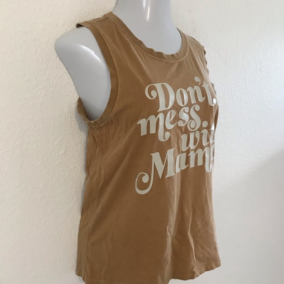 Junk Food Don’t Mess With Mama muscle tank - Picture 3 of 7